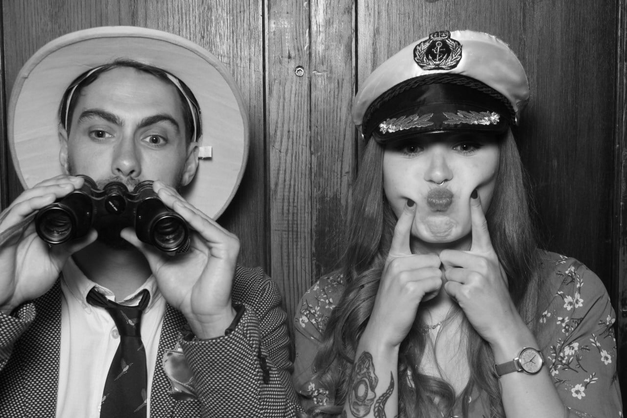 Authentic moment captured at The Mighty Booth - showcasing the vintage charm and modern quality