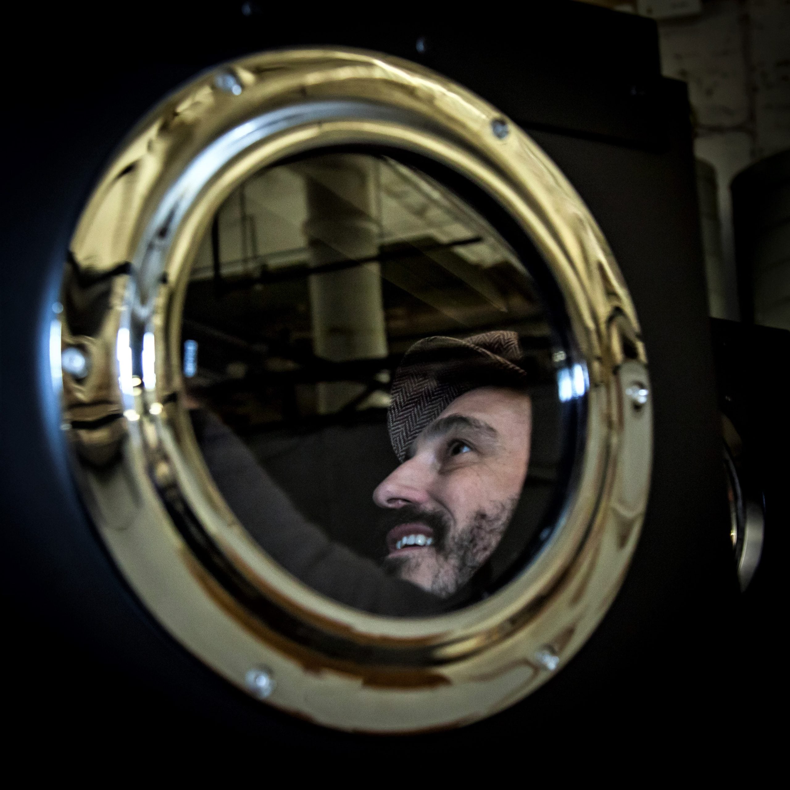 Event planner discussing a booth layout